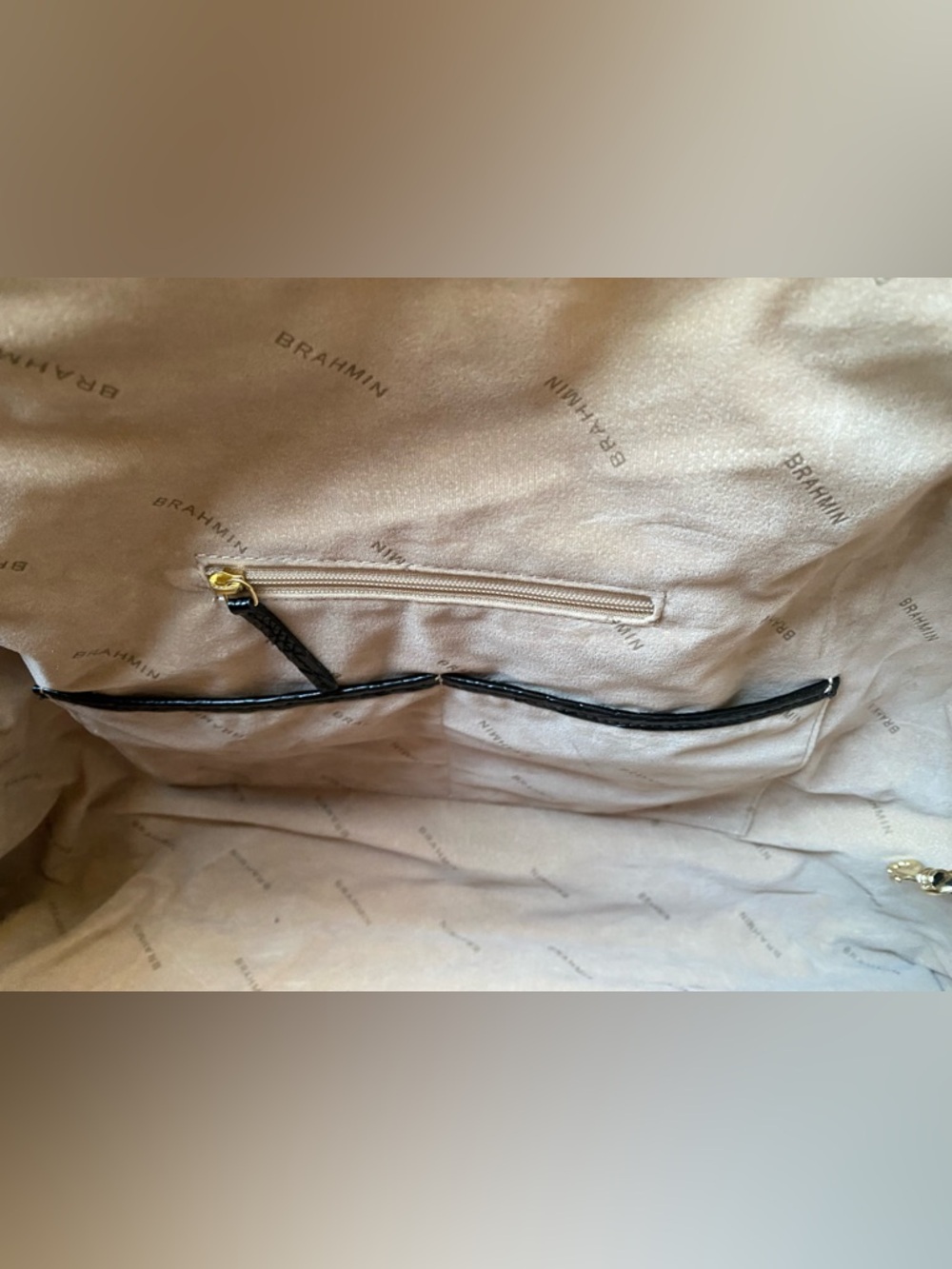 ⛴️⚓️BRAHMIN BLACK DUXBURY WEEKENDER TRAVEL BAG - Picture 4 of 15